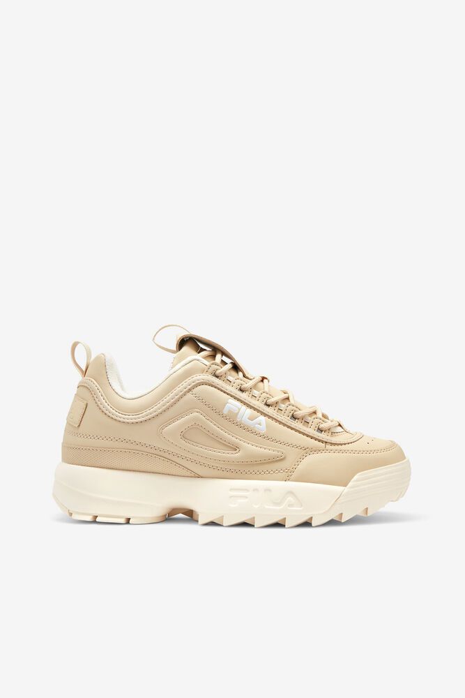 Fila Disruptor 2 Nude Khaki Sneakers Womens - NZ 64950-MLDN